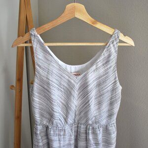 White and Grey Dress